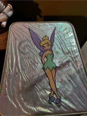 Iridescent Tinker Bell carry on wheels - Green & Purple